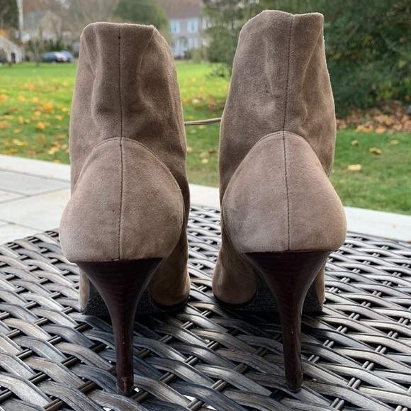 CALVIN KLEIN Sadee Suede Booties - Taupe - Picture 4 of 16